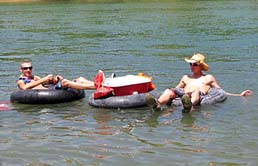 Float Tubing on Nant Moel Reservoir